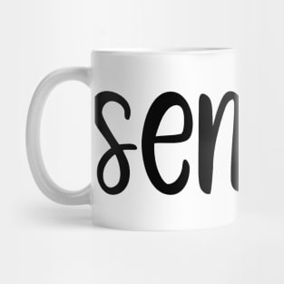Seniors 19 Cursive Mug